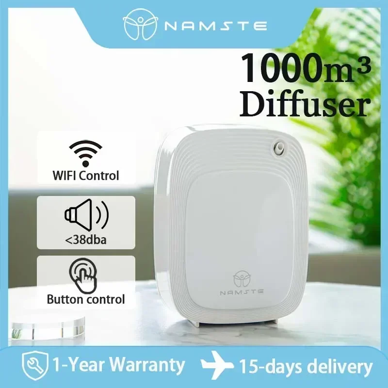Home Fragrance Best - Namste 1000m³ Aroma-Diffusor mit 200ML Kapazität